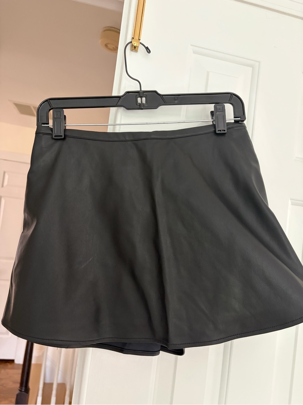 Free People Paradise Found Faux Leather Skort